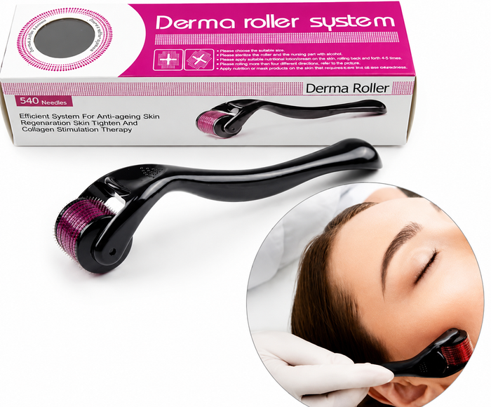 Derma Roller 0.5mm for Hair & Skin Therapy